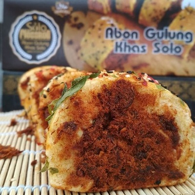 Roti Abon Gulung Solo Floss Roll Sapi Original Gambar 2