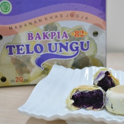 Bakpia 82 Rasa Telo Ungu Isi 20 Gambar 1