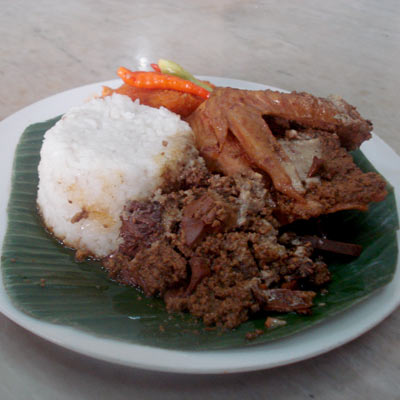 Nasi Gudeg Krecek Dada Sayap Bu lies Gambar 3