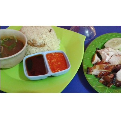 Nasi Ayam Masak Merah Acar Rempah Asia Gambar 1