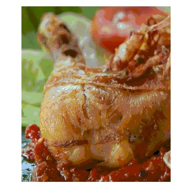 Ayam Presto Cabe Merah Per Potong Ayam Tulang Lunak Hayam Wuruk Gambar 1