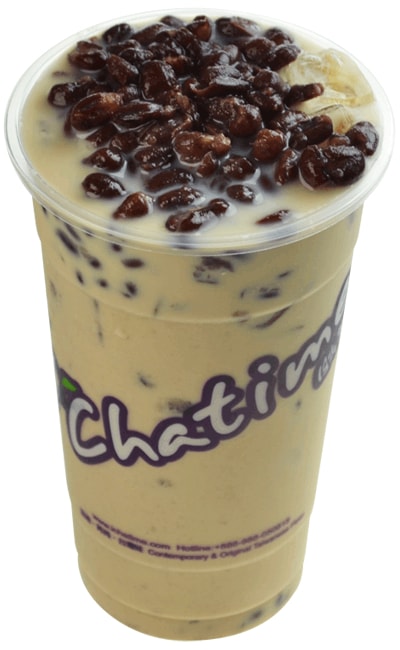 Red Bean Pearl Milk Tea Reguler Chatime Gambar 1