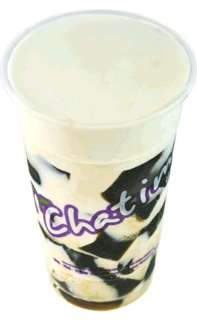 Grass Jelly With Fresh Milk Reguler Chatime Gambar 1