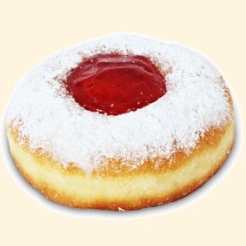 Donat Strawberry Donut Roti Kecil Gambar 1